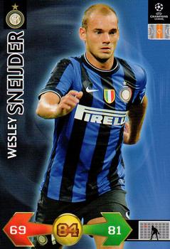 2009-10 Panini UEFA Champions League Super Strikes #NNO Wesley Sneijder Front