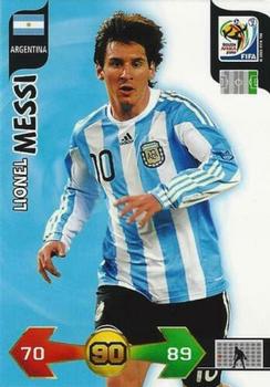 2010 Panini Adrenalyn XL World Cup (UK Edition) #11 Lionel Messi Front