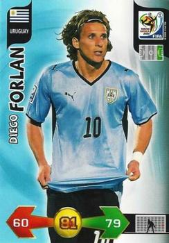 2010 Panini Adrenalyn XL World Cup (UK Edition) #334 Diego Forlan Front