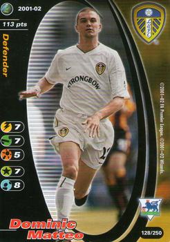 2001 Wizards Football Champions Premier League 2001-2002 #128 Dominic Matteo Front