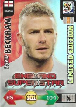 2010 Panini Adrenalyn XL World Cup (UK Edition) - Limited Edition #NNO David Beckham Front