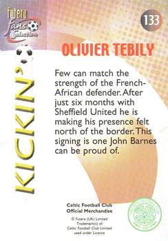 2000 Futera Fans Selection Celtic - Foil #133 Olivier Tebily Back