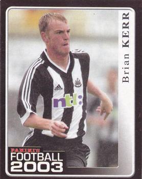 2003 Panini Football Sticker Collection #317 Brian Kerr Front