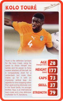 2010 Top Trumps Tournament Keepers & Defenders #NNO Kolo Toure Front