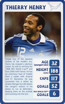 2010 Top Trumps Tournament Goalscorers #NNO Thierry Henry Front