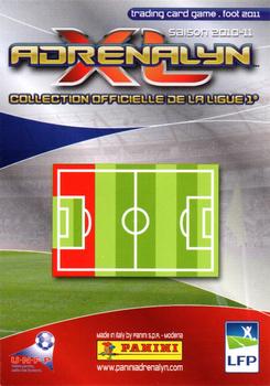 2010-11 Panini Adrenalyn XL Ligue 1 #NNO Sebastien Puygrenier Back