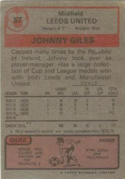 1975-76 Topps #57 Johnny Giles Back