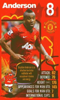 2012-13 Top Trumps Manchester United #NNO Anderson Front