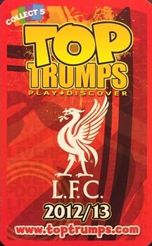2012-13 Top Trumps Liverpool F.C #NNO Suso Back