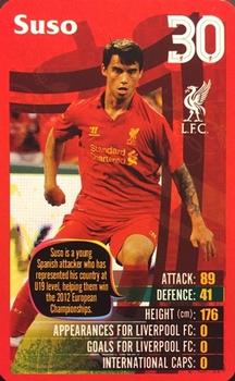 2012-13 Top Trumps Liverpool F.C #NNO Suso Front