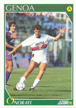1992 Score Italian League #115 Roberto Onorati Front