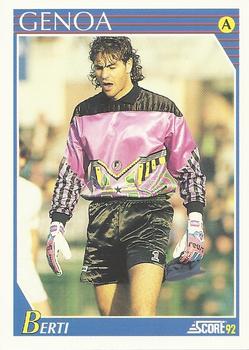 1992 Score Italian League #117 Gian Luca Berti Front