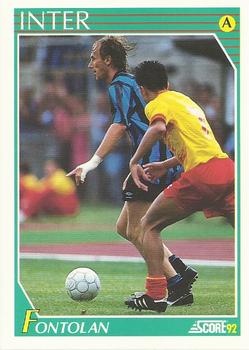 1992 Score Italian League #131 Davide Fontolan Front