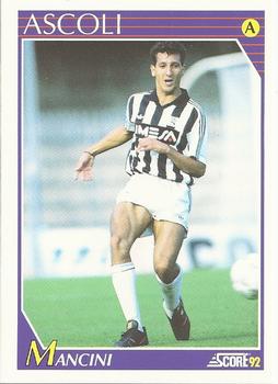 1992 Score Italian League #13 Osvaldo Mancini Front