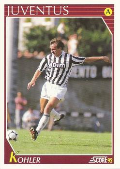 1992 Score Italian League #140 Jurgen Kohler Front