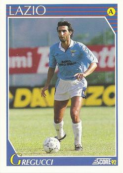 1992 Score Italian League #155 Angelo Adamo Gregucci Front