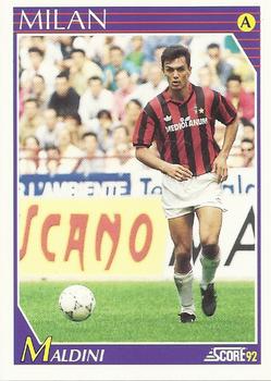 1992 Score Italian League #168 Paolo Maldini Front