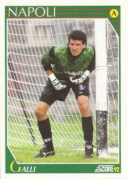 1992 Score Italian League #181 Giovanni Galli Front