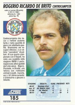 1992 Score Italian League #185 Alemao Back