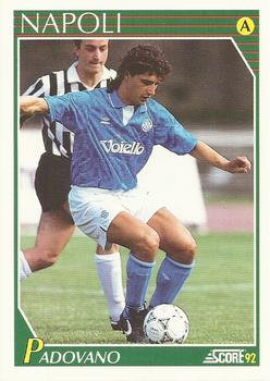 1992 Score Italian League #191 Michele Padovano Front
