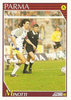 1992 Score Italian League #201 Lorenzo Minotti Front
