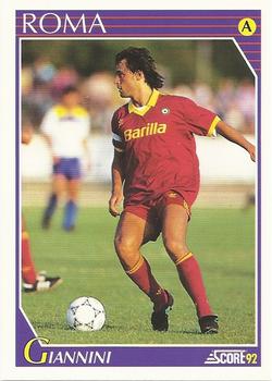 1992 Score Italian League #220 Giuseppe Giannini Front