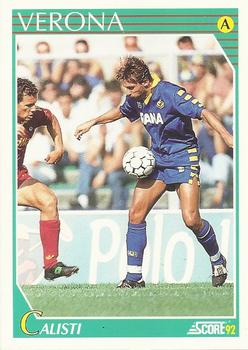 1992 Score Italian League #257 Ernesto Calisti Front