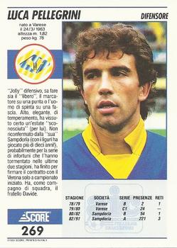1992 Score Italian League #269 Luca Pellegrini Back