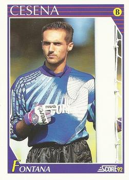 1992 Score Italian League #291 Alberto Fontana Front