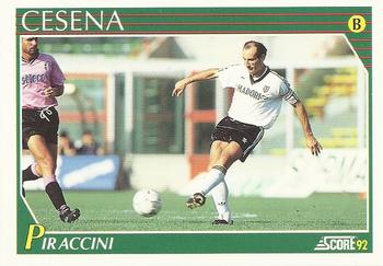 1992 Score Italian League #293 Adriano Piraccini Front