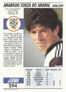 1992 Score Italian League #294 Amarildo Back