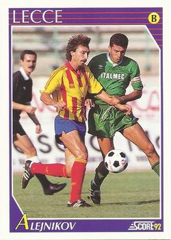 1992 Score Italian League #301 Sergeij Alejnikov Front