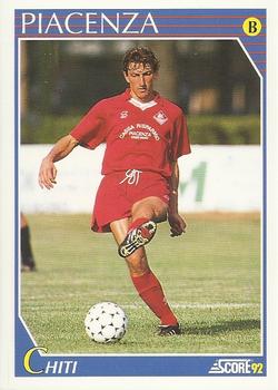 1992 Score Italian League #328 Roberto Chiti Front
