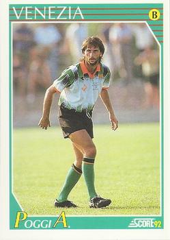 1992 Score Italian League #348 Andrea Poggi Front