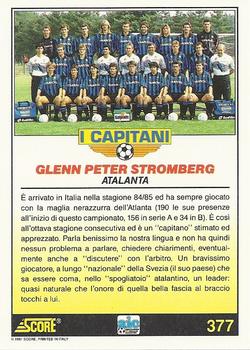 1992 Score Italian League #377 Glenn Peter Stromberg Back