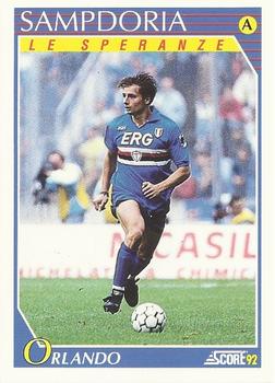 1992 Score Italian League #402 Alessandro Orlando Front