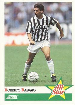 1992 Score Italian League #413 Roberto Baggio Front