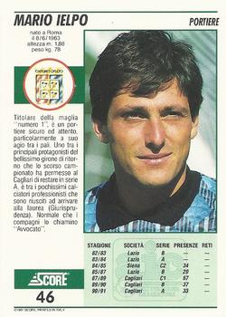 1992 Score Italian League #46 Mario Ielpo Back