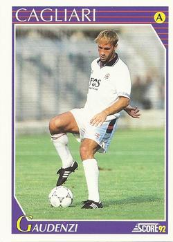 1992 Score Italian League #53 Gianluca Gaudenzi Front