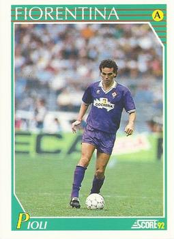 1992 Score Italian League #81 Stefano Pioli Front