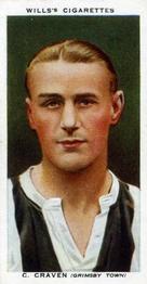 1935-36 Wills's Association Footballers #11 Charlie Craven  Front