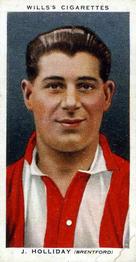 1935-36 Wills's Association Footballers #21 John Holliday Front