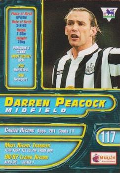 1997-98 Merlin Premier Gold #117 Darren Peacock  Back