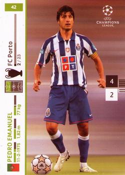 2007-08 Panini UEFA Champions League (European Edition) #42 Pedro Emanuel Front