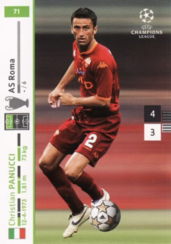 2007-08 Panini UEFA Champions League (European Edition) #71 Christian Panucci Front