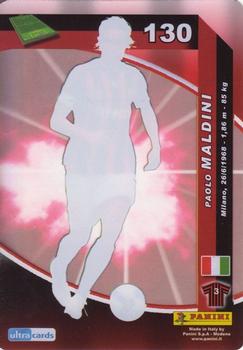 2008-09 Panini Real Action #130 Paolo Maldini Back