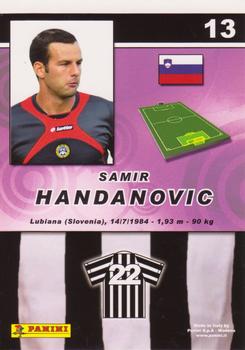 2008-09 Panini Real Action #13 Samir Handanovic Back