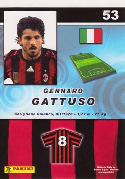 2008-09 Panini Real Action #53 Gennaro Gattuso Back