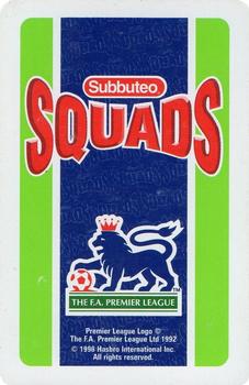 1995-96 Subbuteo Squads #NNO Steve McManaman Back