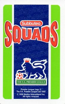 1995-96 Subbuteo Squads #NNO Wayne Burnett Back